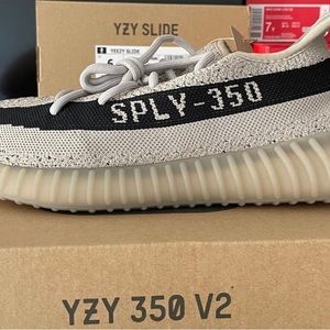 Authentic Yeezy size 5.5 men 6.5 women and a 6 men 7 women.